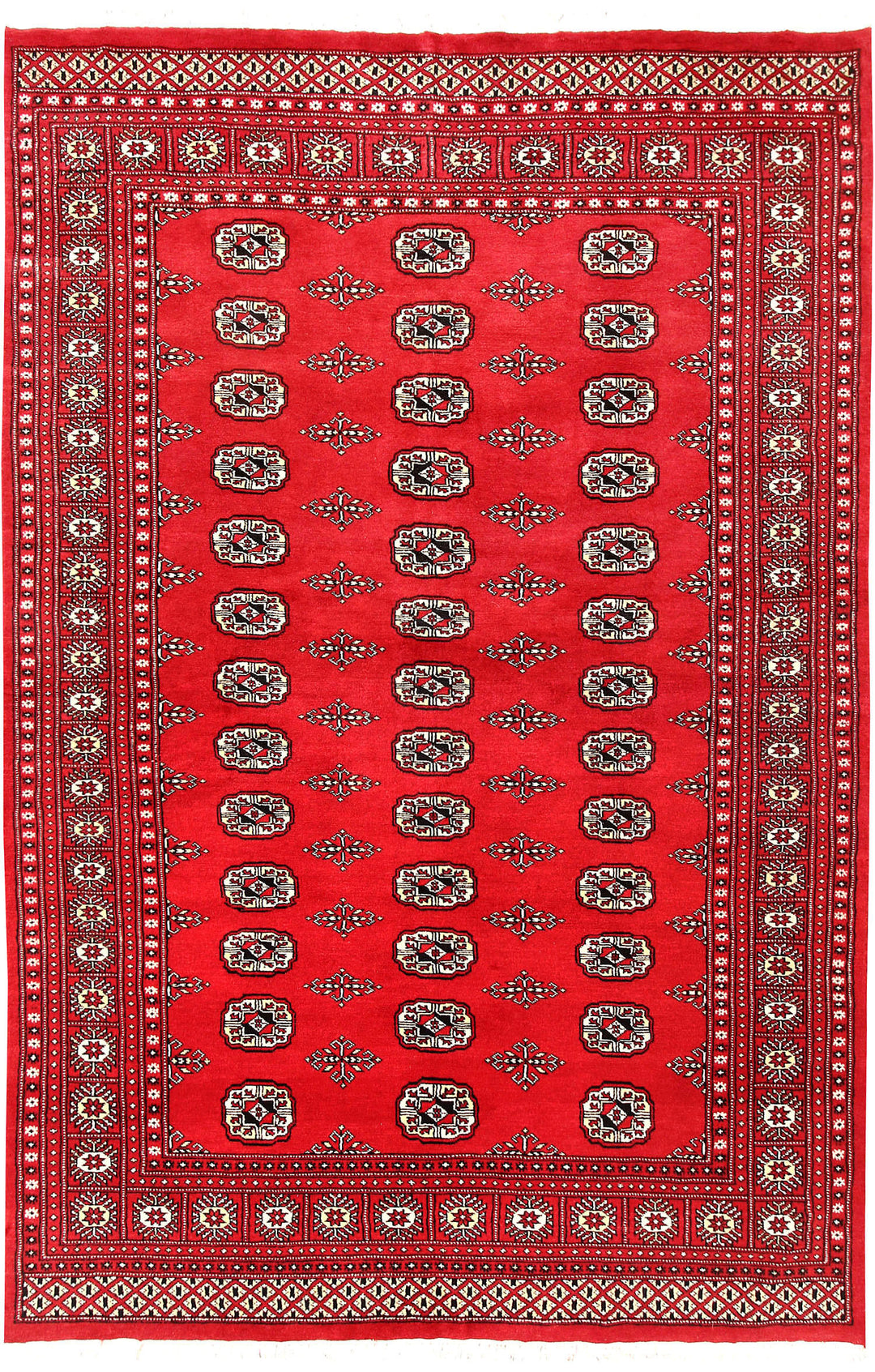 Red Bokhara 5' 5 x 8' 3 - No. 60580 - ALRUG Rug Store