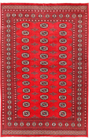 Red Bokhara 5' 5 x 8' 3 - No. 60580 - ALRUG Rug Store