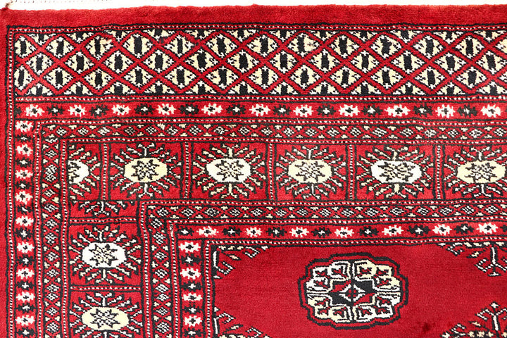Red Bokhara 5' 6 x 7' 10 - No. 60581 - ALRUG Rug Store