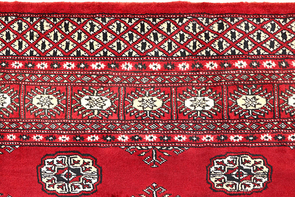 Red Bokhara 5' 6 x 7' 10 - No. 60581 - ALRUG Rug Store
