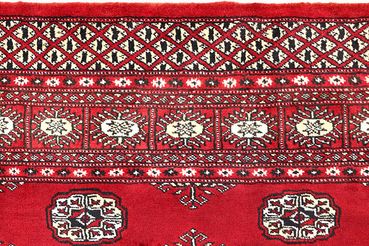 Red Bokhara 5' 6 x 7' 10 - No. 60581 - ALRUG Rug Store