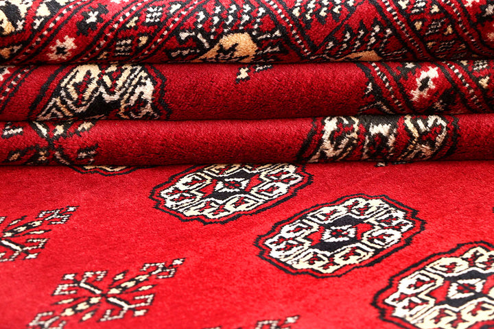 Red Bokhara 5' 6 x 7' 10 - No. 60581 - ALRUG Rug Store