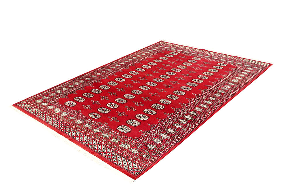 Red Bokhara 5' 6 x 7' 10 - No. 60581 - ALRUG Rug Store