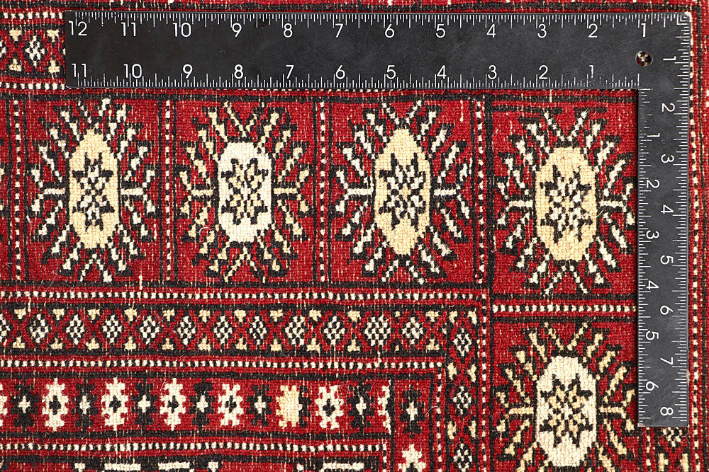 Red Bokhara 5' 6 x 7' 10 - No. 60581 - ALRUG Rug Store