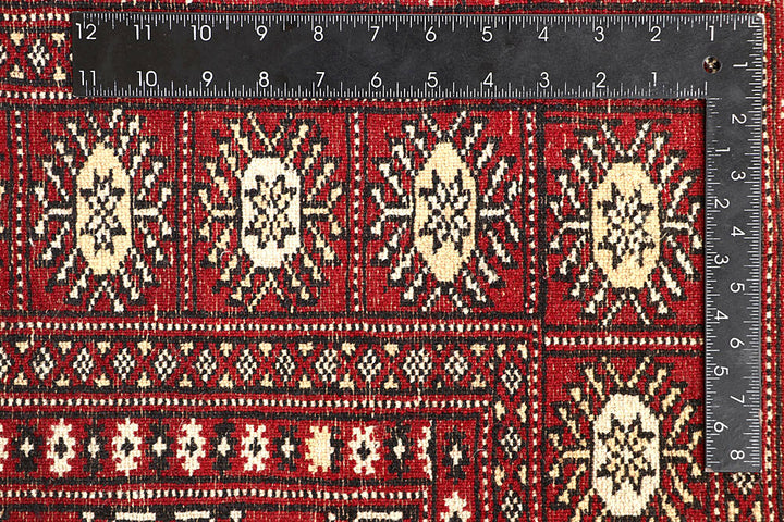 Red Bokhara 5' 6 x 7' 10 - No. 60581 - ALRUG Rug Store