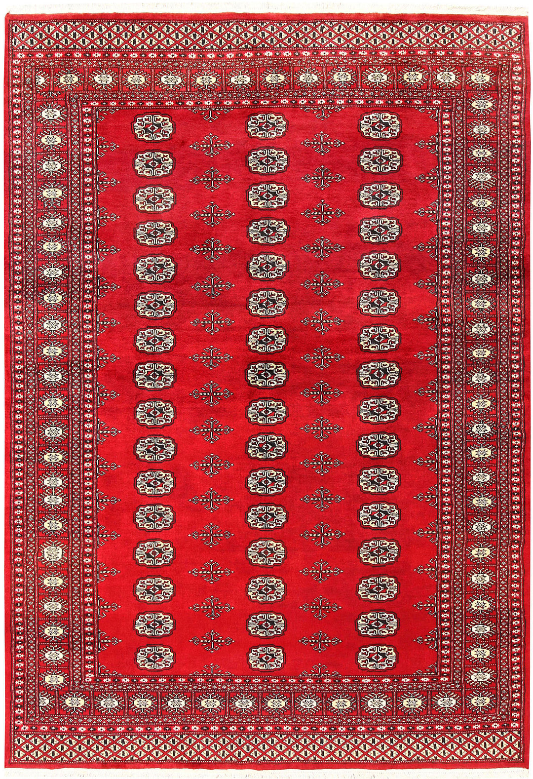 Red Bokhara 5' 6 x 7' 10 - No. 60581 - ALRUG Rug Store