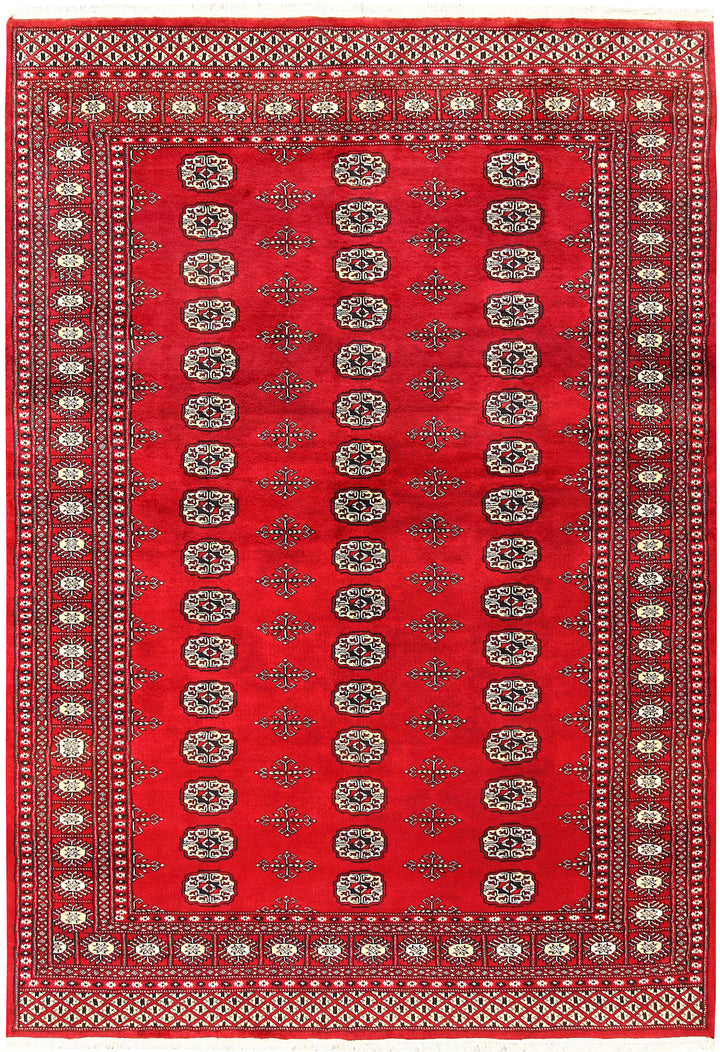 Red Bokhara 5' 6 x 7' 10 - No. 60581 - ALRUG Rug Store