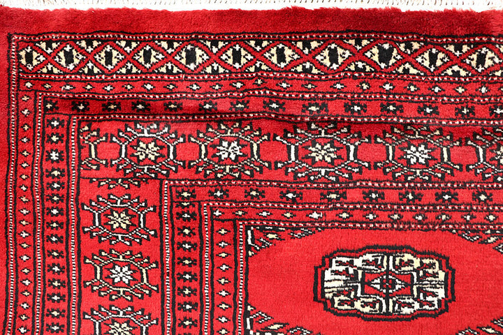 Red Bokhara 5' 5 x 8' 5 - No. 60584 - ALRUG Rug Store