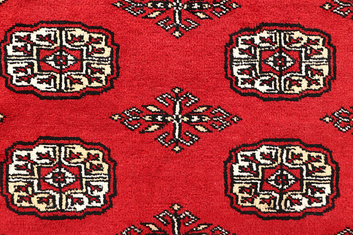 Red Bokhara 5' 5 x 8' 5 - No. 60584 - ALRUG Rug Store