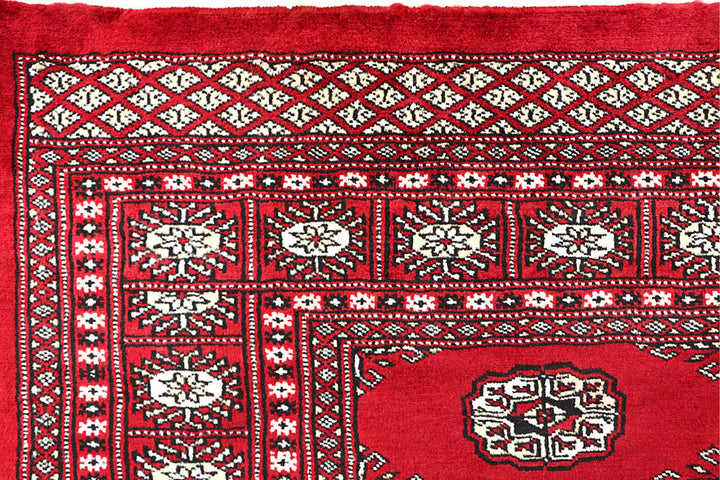 Firebrick Bokhara 5' 7 x 7' 4 - No. 60586 - ALRUG Rug Store