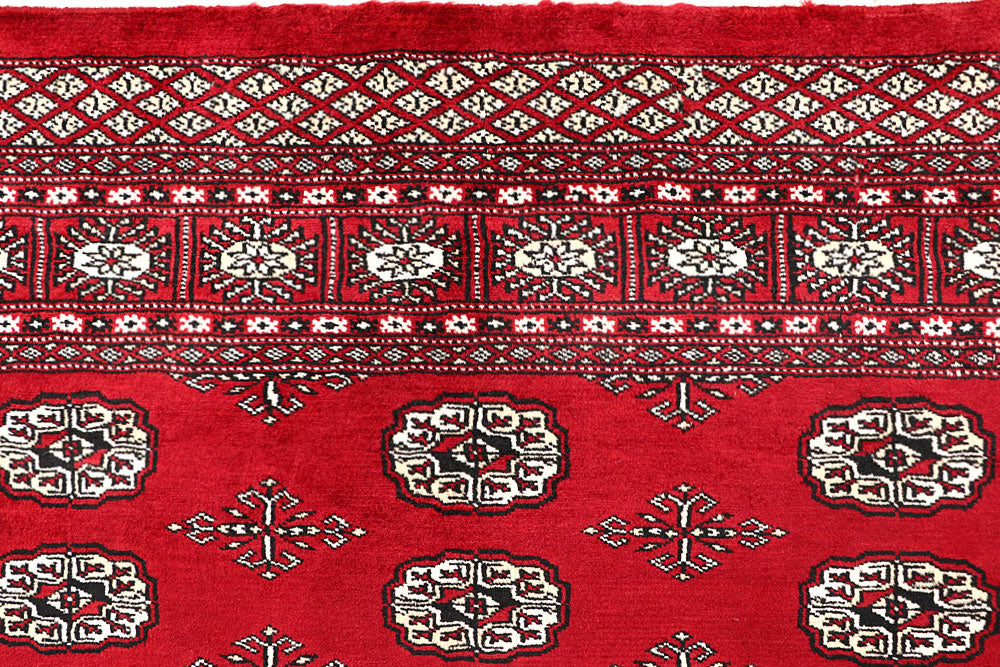 Firebrick Bokhara 5' 7 x 7' 4 - No. 60586 - ALRUG Rug Store