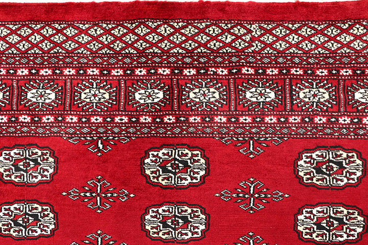 Firebrick Bokhara 5' 7 x 7' 4 - No. 60586 - ALRUG Rug Store