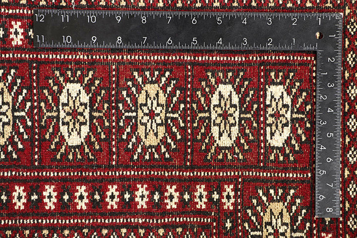 Firebrick Bokhara 5' 7 x 7' 4 - No. 60586 - ALRUG Rug Store