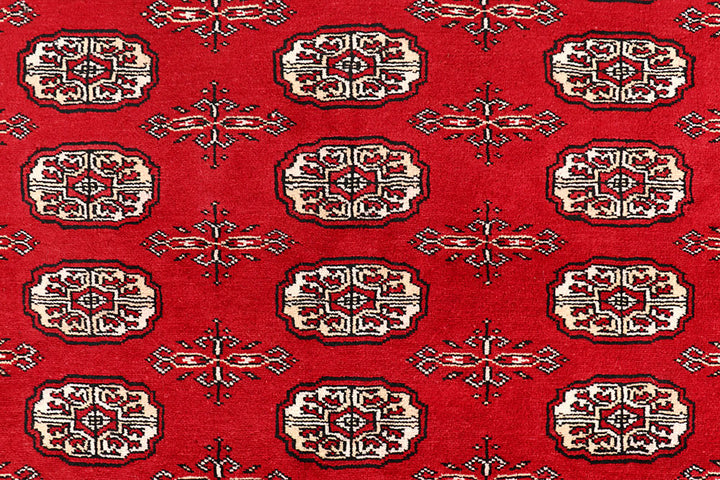 Firebrick Bokhara 5' 10 x 8' 2 - No. 60587 - ALRUG Rug Store