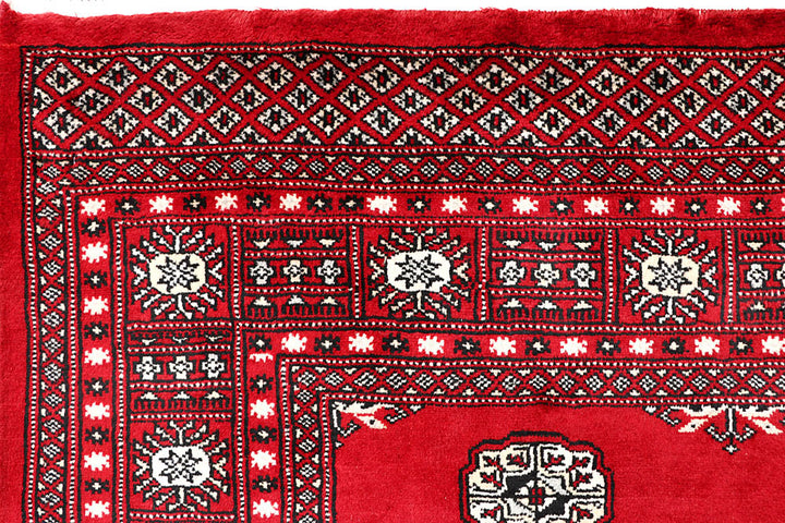 Firebrick Bokhara 5' 7 x 8' 8 - No. 60588 - ALRUG Rug Store