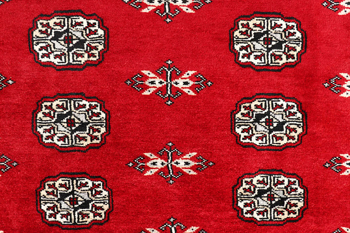 Firebrick Bokhara 5' 7 x 8' 8 - No. 60588 - ALRUG Rug Store