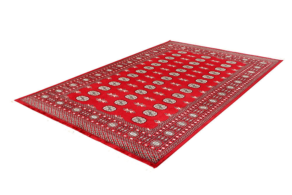 Firebrick Bokhara 5' 7 x 8' 8 - No. 60588 - ALRUG Rug Store