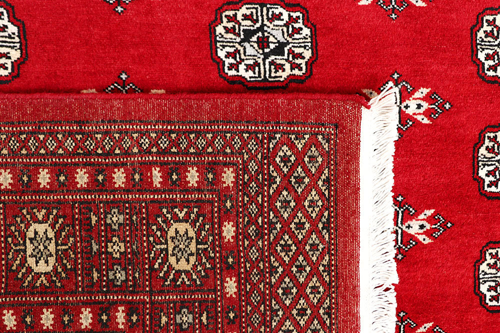Firebrick Bokhara 5' 7 x 8' 8 - No. 60588 - ALRUG Rug Store