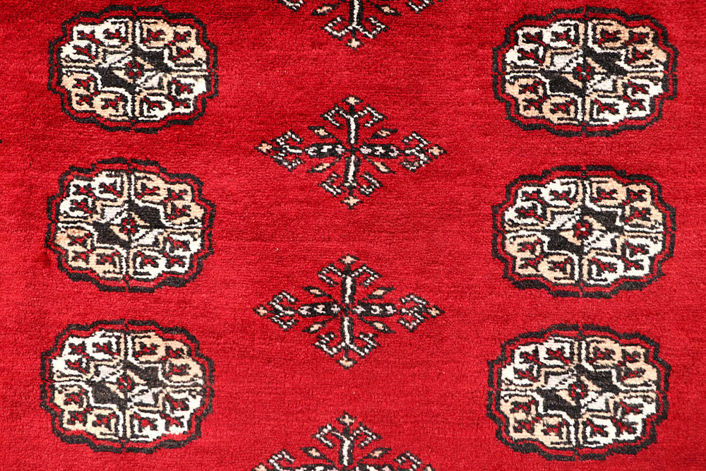 Firebrick Bokhara 5' 6 x 8' 2 - No. 60590 - ALRUG Rug Store