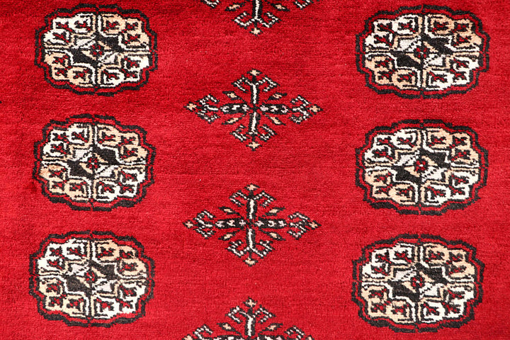 Firebrick Bokhara 5' 6 x 8' 2 - No. 60590 - ALRUG Rug Store