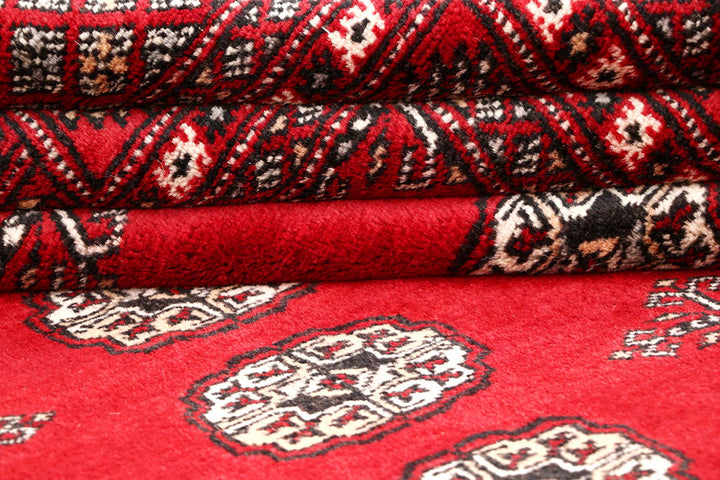 Firebrick Bokhara 5' 6 x 8' 2 - No. 60590 - ALRUG Rug Store