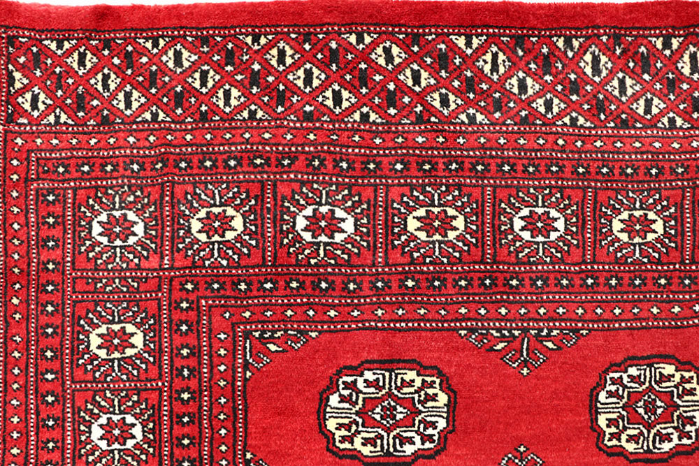 Firebrick Bokhara 5' 8 x 8' 1 - No. 60595 - ALRUG Rug Store