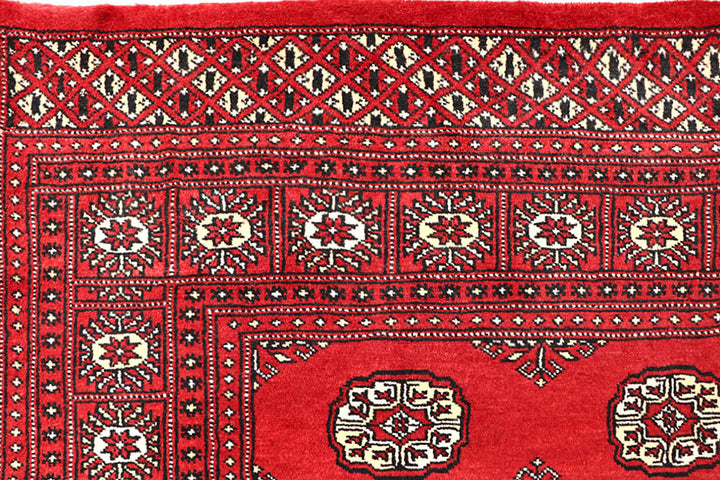 Firebrick Bokhara 5' 8 x 8' 1 - No. 60595 - ALRUG Rug Store