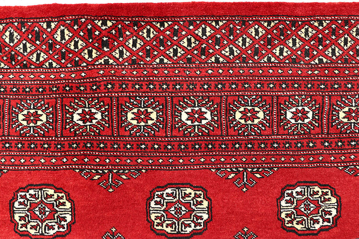Firebrick Bokhara 5' 8 x 8' 1 - No. 60595 - ALRUG Rug Store