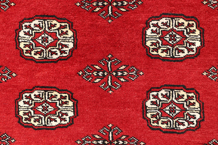 Firebrick Bokhara 5' 8 x 8' 1 - No. 60595 - ALRUG Rug Store