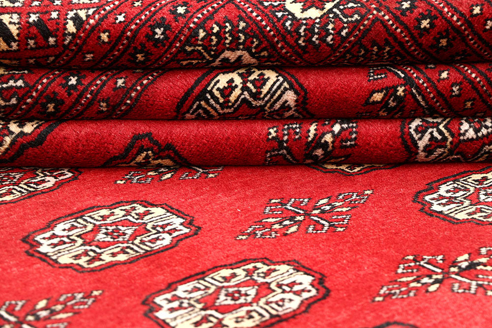 Firebrick Bokhara 5' 8 x 8' 1 - No. 60595 - ALRUG Rug Store