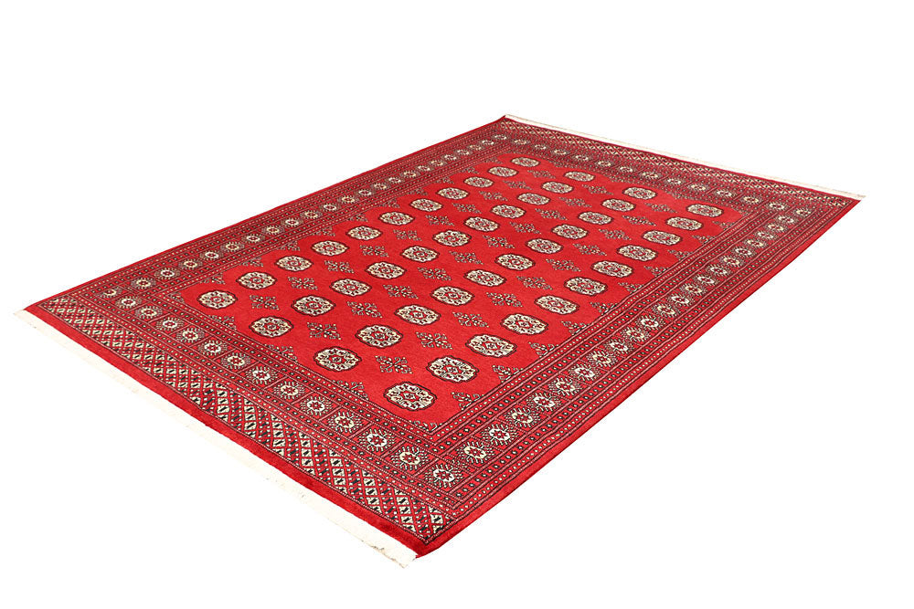 Firebrick Bokhara 5' 8 x 8' 1 - No. 60595 - ALRUG Rug Store