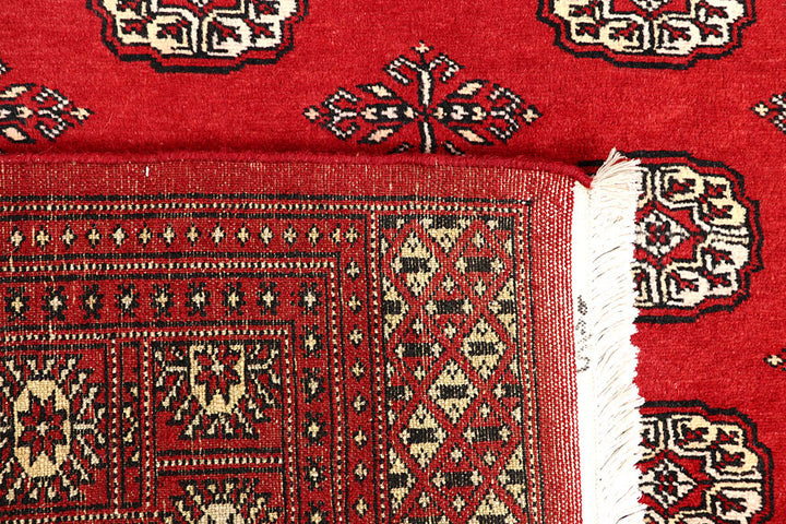 Firebrick Bokhara 5' 8 x 8' 1 - No. 60595 - ALRUG Rug Store