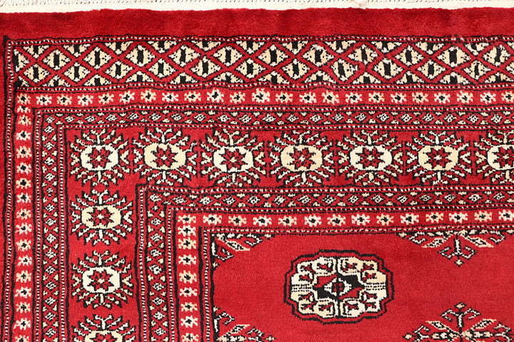 Red Bokhara 5' 5 x 8' 4 - No. 60597 - ALRUG Rug Store