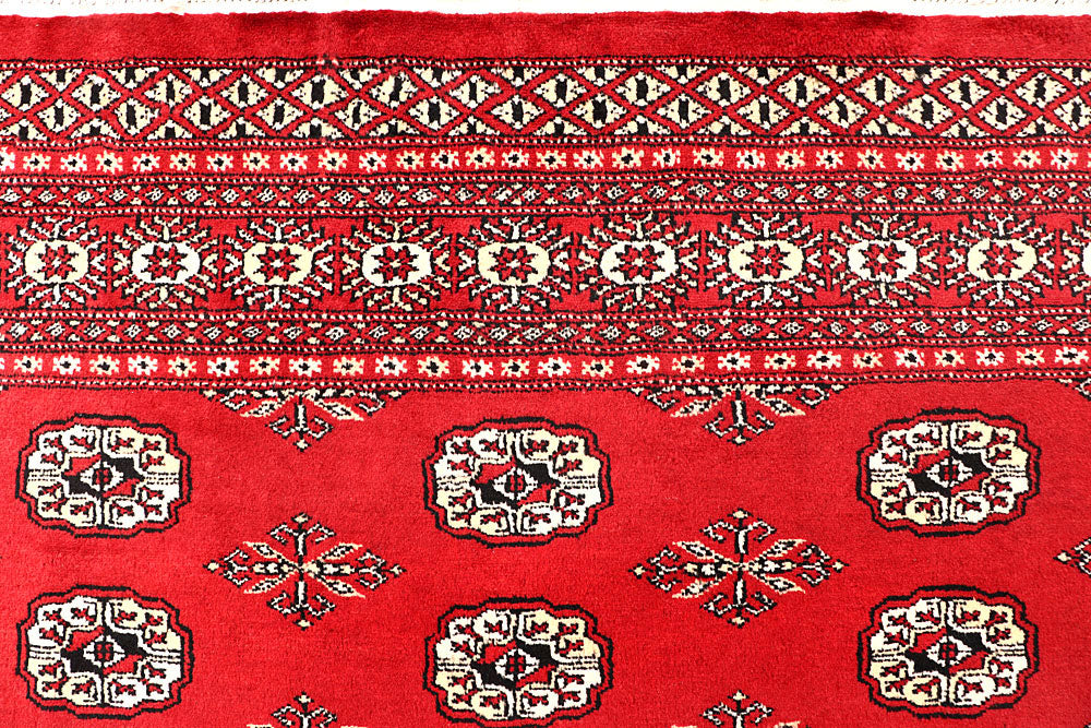Red Bokhara 5' 5 x 8' 4 - No. 60597 - ALRUG Rug Store