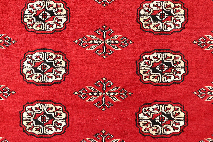 Red Bokhara 5' 5 x 8' 4 - No. 60597 - ALRUG Rug Store