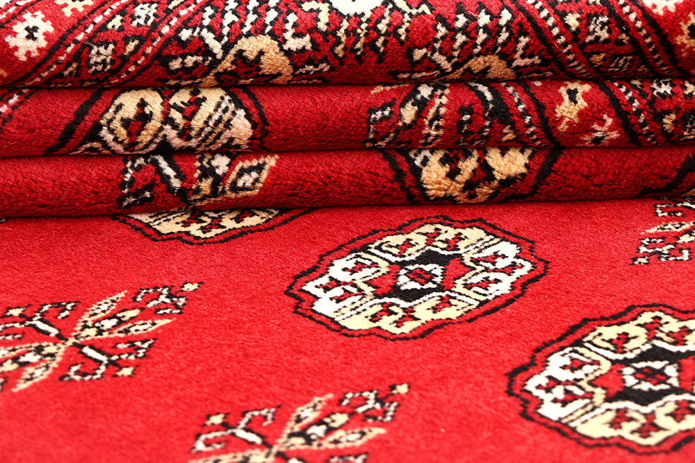 Red Bokhara 5' 5 x 8' 4 - No. 60597 - ALRUG Rug Store