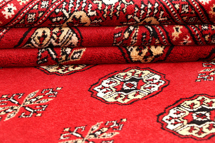 Red Bokhara 5' 5 x 8' 4 - No. 60597 - ALRUG Rug Store