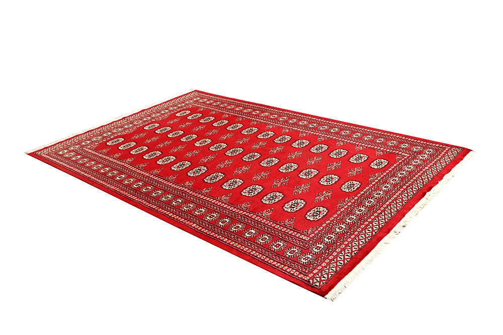 Red Bokhara 5' 5 x 8' 4 - No. 60597 - ALRUG Rug Store