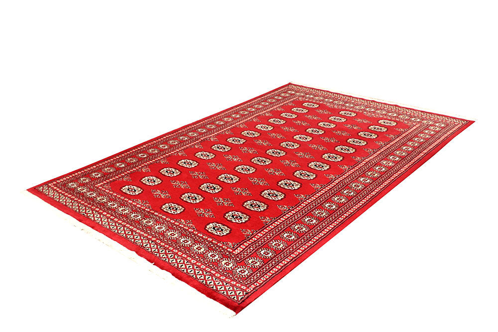 Red Bokhara 5' 5 x 8' 4 - No. 60597 - ALRUG Rug Store