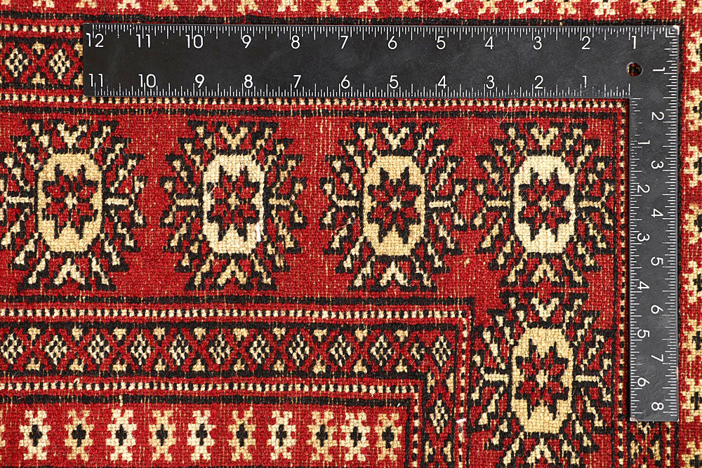 Red Bokhara 5' 5 x 8' 4 - No. 60597 - ALRUG Rug Store