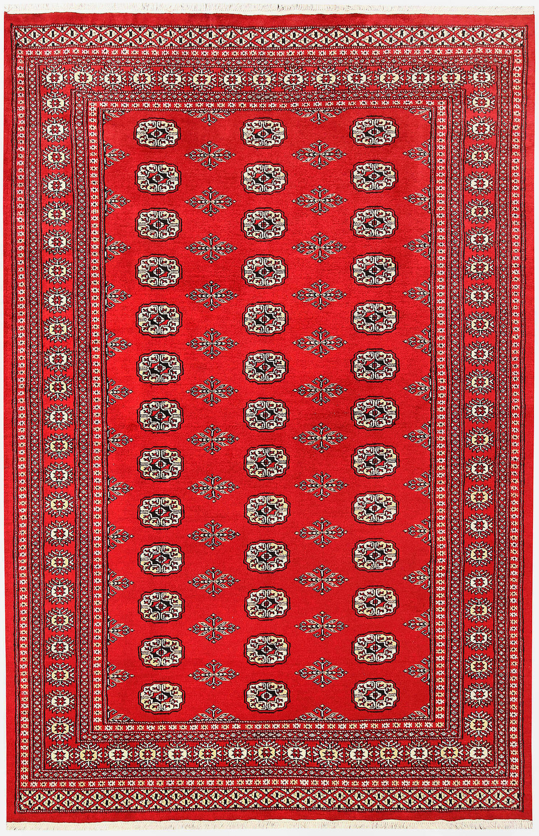 Red Bokhara 5' 5 x 8' 4 - No. 60597 - ALRUG Rug Store