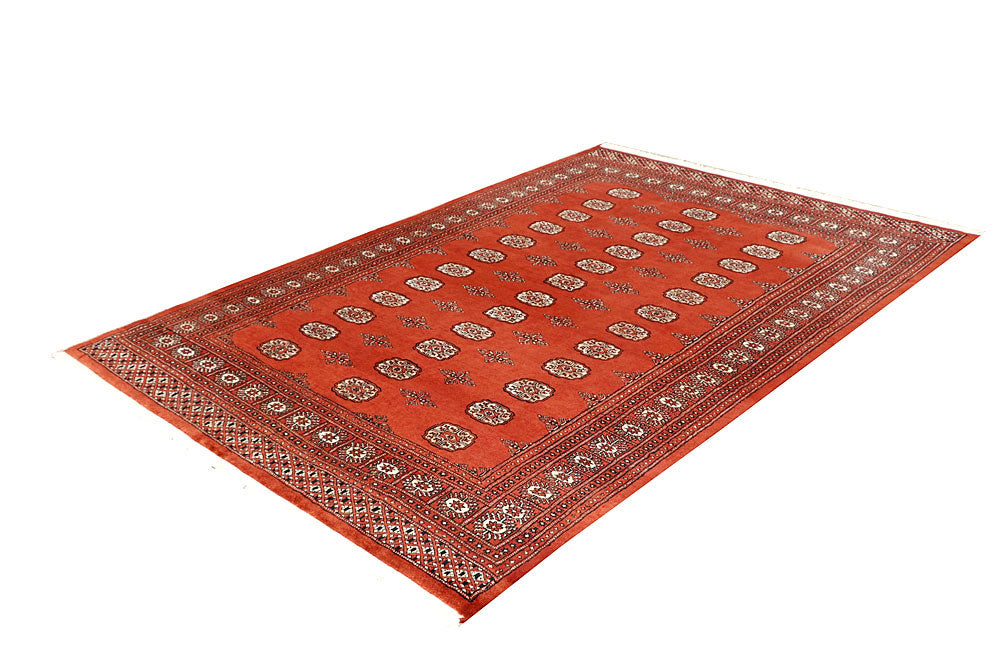 Tomato Bokhara 5' 7 x 8' 1 - No. 60607 - ALRUG Rug Store