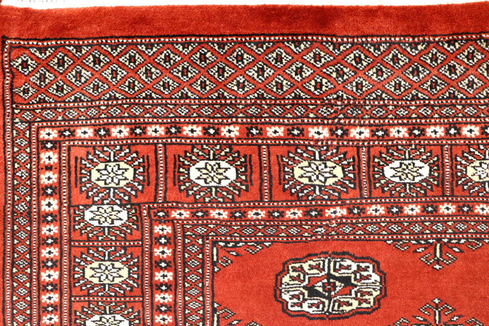 Orange Red Bokhara 5' 5 x 8' 4 - No. 60610 - ALRUG Rug Store