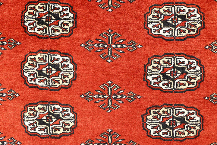Orange Red Bokhara 5' 5 x 8' 4 - No. 60610 - ALRUG Rug Store