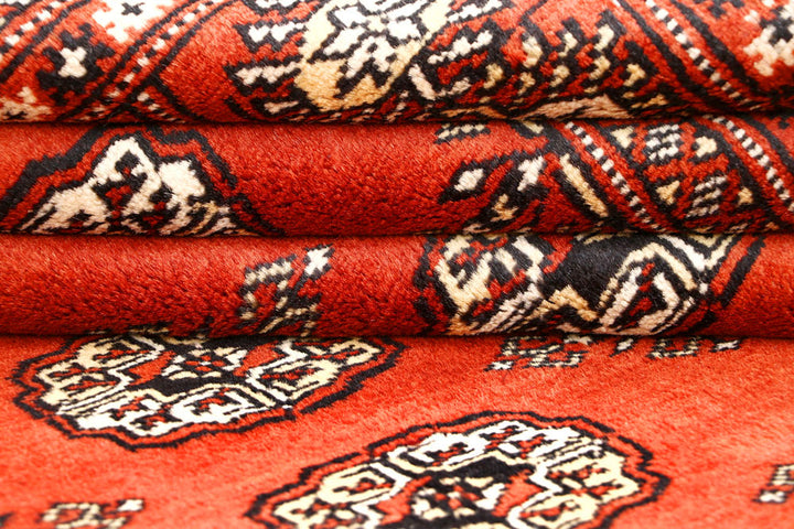 Orange Red Bokhara 5' 5 x 8' 4 - No. 60610 - ALRUG Rug Store