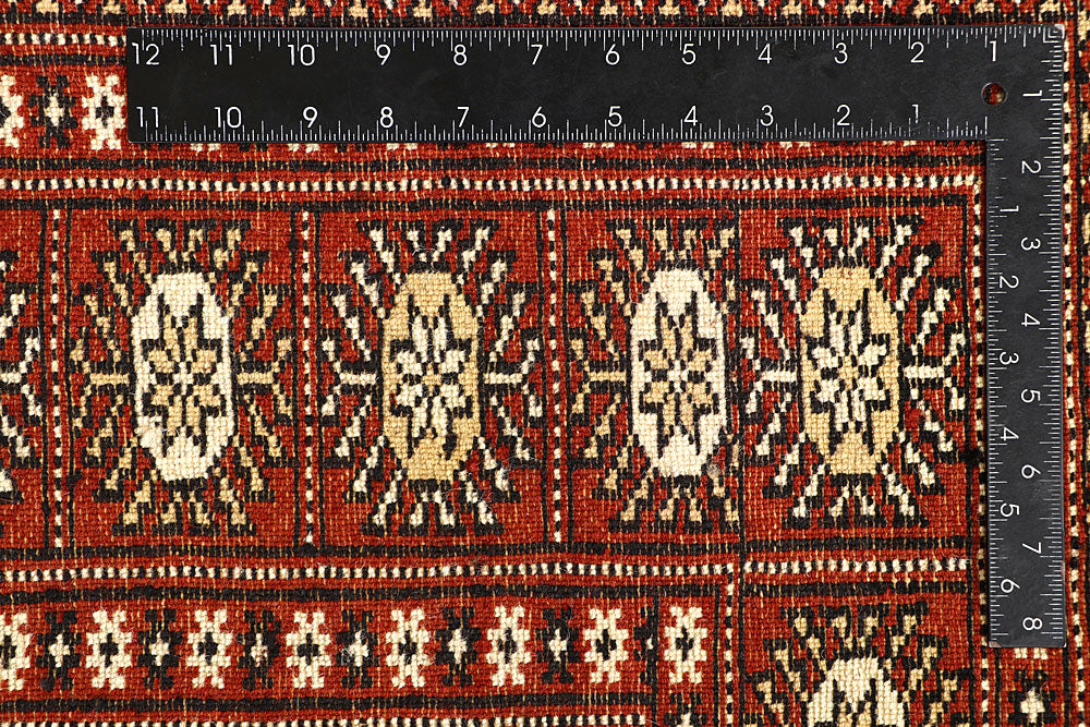Orange Red Bokhara 5' 5 x 8' 4 - No. 60610 - ALRUG Rug Store