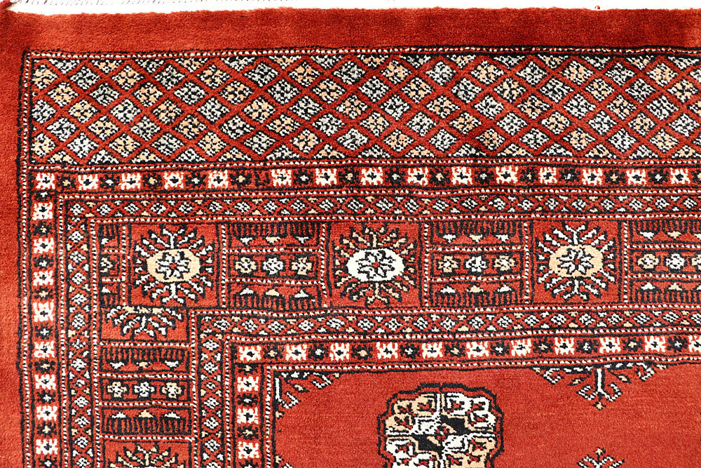 Orange Red Bokhara 5' 7 x 8' 2 - No. 60612 - ALRUG Rug Store