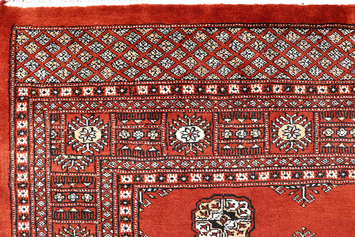 Orange Red Bokhara 5' 7 x 8' 2 - No. 60612 - ALRUG Rug Store