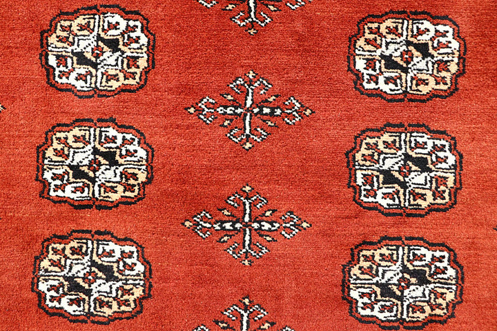 Orange Red Bokhara 5' 7 x 8' 2 - No. 60612 - ALRUG Rug Store