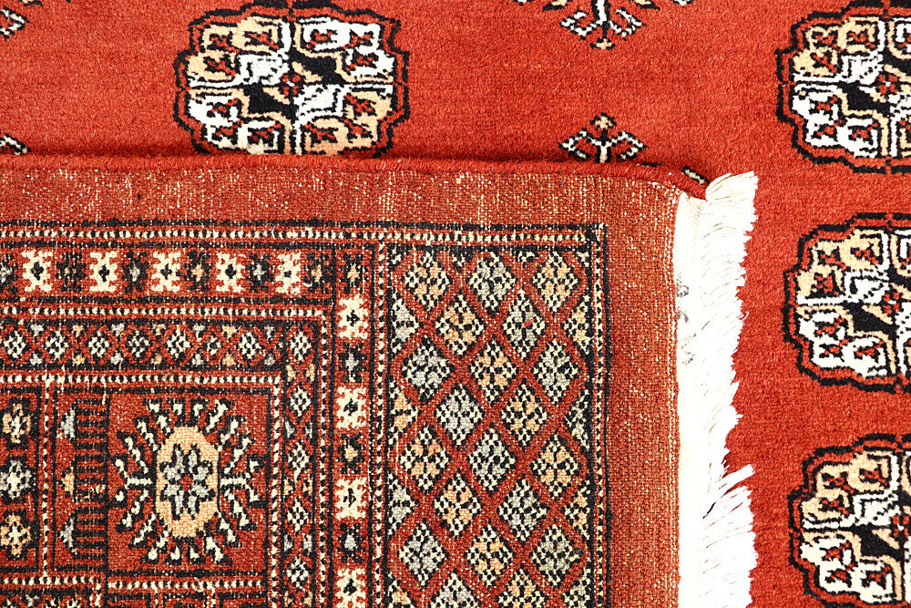 Orange Red Bokhara 5' 7 x 8' 2 - No. 60612 - ALRUG Rug Store